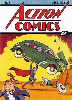 Rekordna dražba: 1,6 milijona evrov za prvi del stripa Action Comics