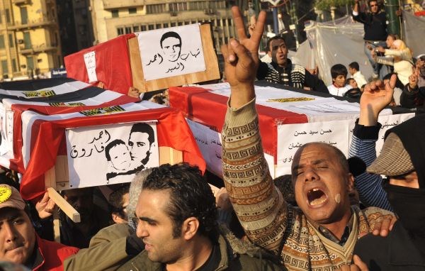 Egiptovski protestniki.