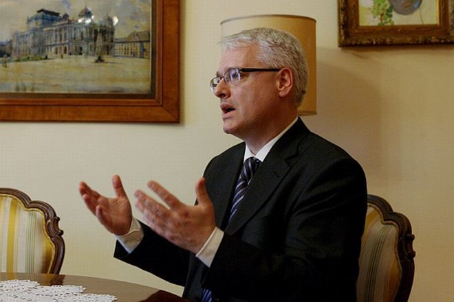 Hrvaški predsednik Ivo Josipović.
