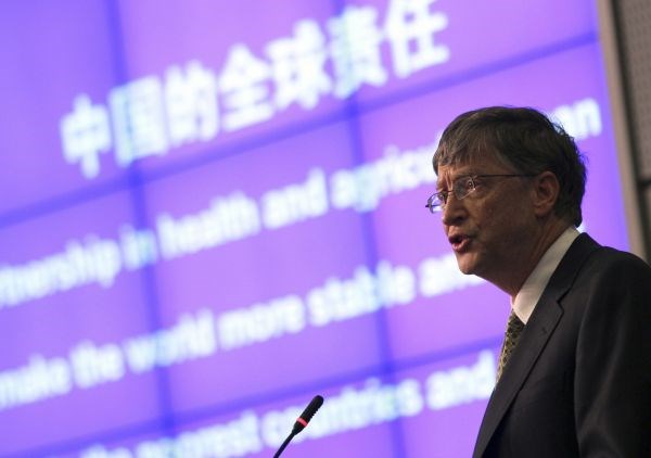 Bill Gates na Kitajskem.