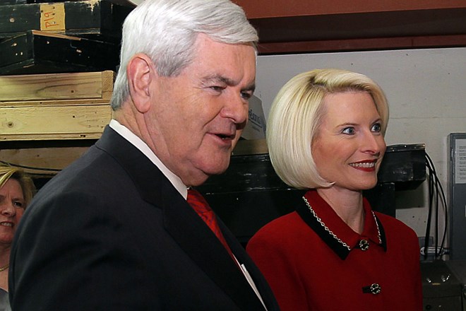 Gingrich se je zaobljubil, da ne bo varal žene
