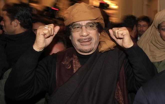 Bo Gadafi postal "junak človekovih pravic 2011“?