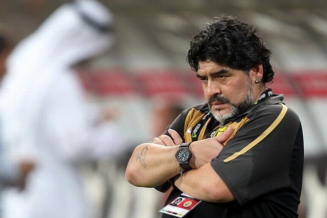 Diego Maradona si je tokrat privoščil Leonarda.