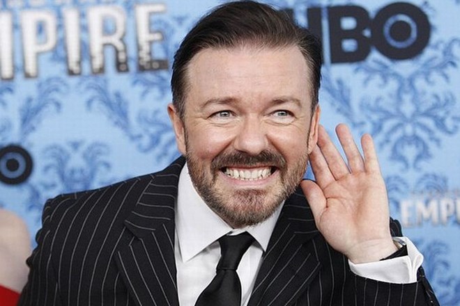 Ricky Gervais bo tudi letos vodil podelitev zlatih globusov.