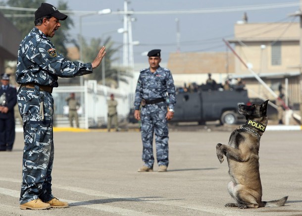 Irak, zahvaljujoč se tudi varnostnim silam, postaja policijska država. Fotografija je simbolična.