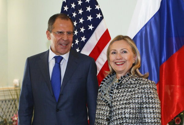 Hillary Clinton in Sergej Lavrov