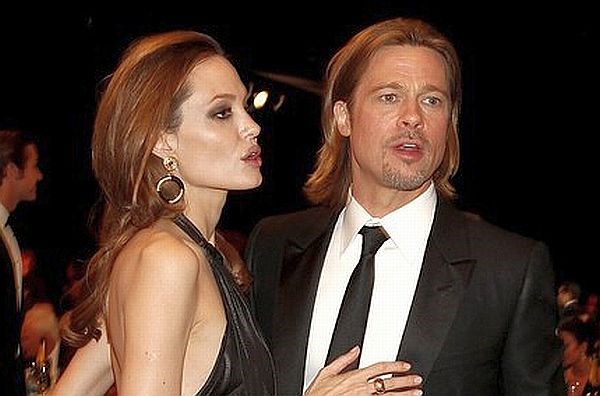 Angelina Jolie in Brad Pitt