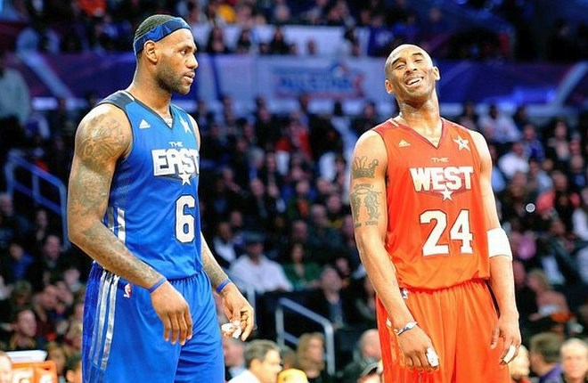 Na tekmi med Vzhodom in Zahodom se bosta znova pomerila tudi LeBron James in Kobe Bryant.