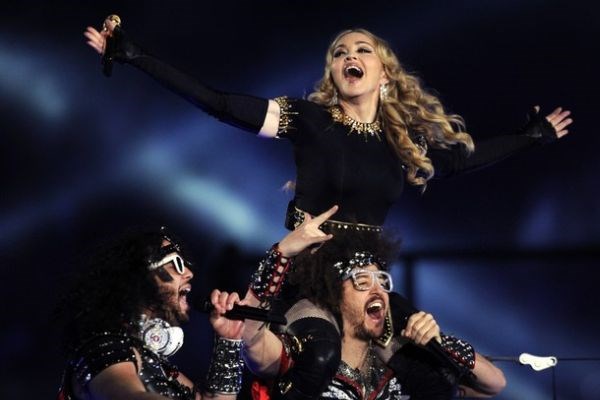 Madonnin nastop na letošnjem Super Bowlu.