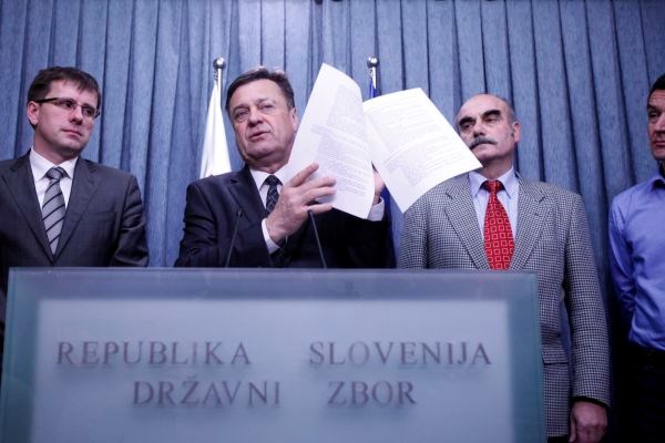 Predsednik stranke Pozitivna Slovenija Zoran Janković.