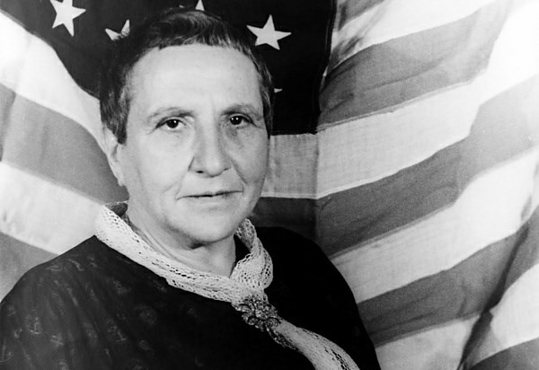 Gertrude Stein.