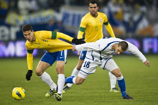 Brazilci so se morali za zmago proti reprezentanci BiH kar precej potruditi.