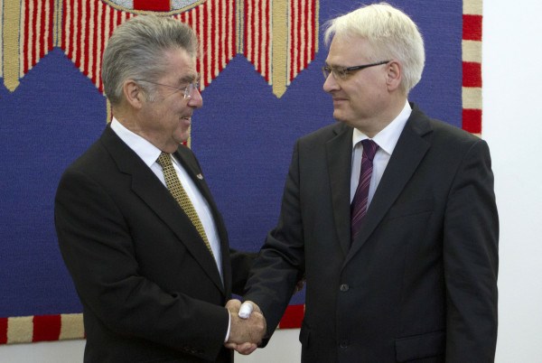 Heinz Fischer in Ivo Josipović