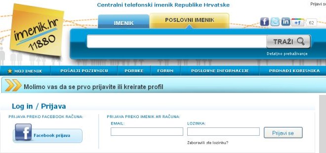 Hrvaški telefonski imenik na spletu objavil osebne podatke 43 tisoč ljudi