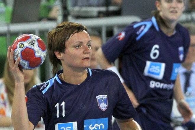 Katja Čerenjak je bila s petimi zadetki najboljša strelka v slovenski reprezentanci.