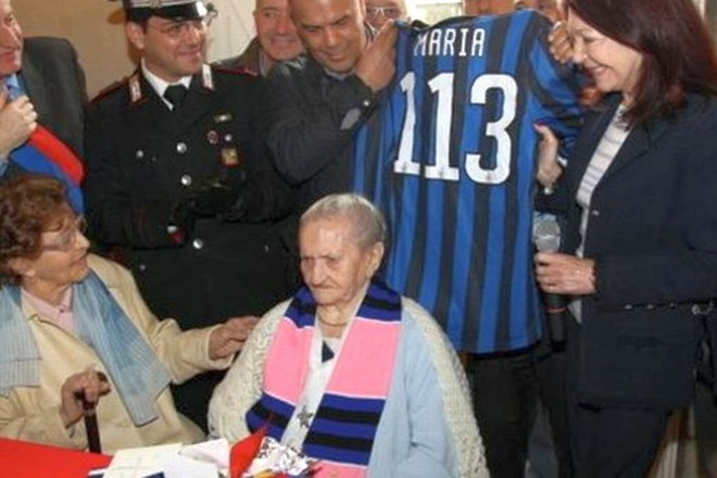 Maria Radaelli je praznovala 113. rojstni dan, nanjo pa so se spomnili tudi pri milanskem klubu, za katerega že vrsto let...