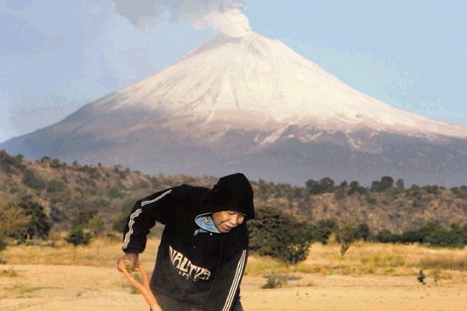 Vulkan Popocatepetl znova dejaven
