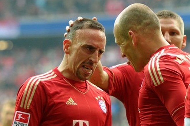 Franck Ribery in Arjen Robben naj bi med polčasoma tekme proti Realu v slačilnici obračunala med sabo.