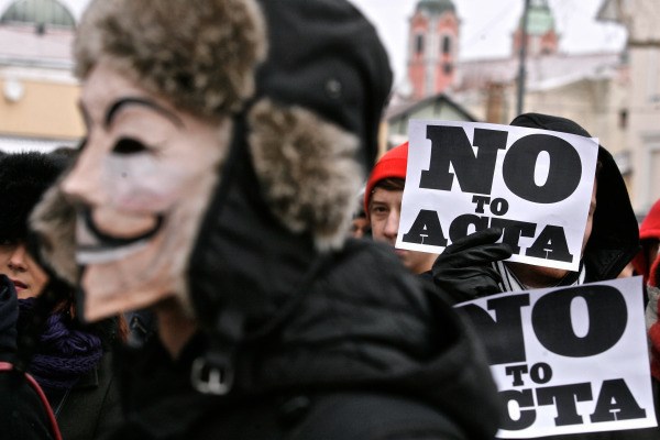 Pred meseci so v Ljubljani potekale demonstracije proti Acti.