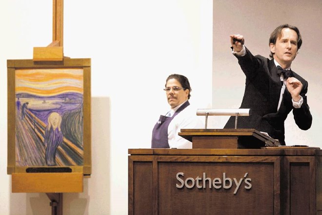 Izklicna cena za Munchovo umetnino je znašala 50 milijonov  dolarjev, a so jo dražitelji dvignili v neslutene višave.