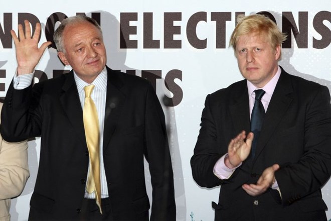 Ken Livingstone, levo, in Boris Johnson, desno.