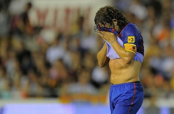 Carles Puyol tokrat najverjetneje ne bo mogel pomagati španski reprezentanci na evropskem prvenstvu.