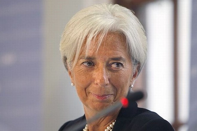 Direktorica Mednarodnega denarnega sklada (IMF) Christine Lagarde.