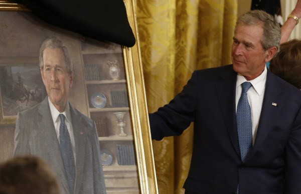 George W. Bush je prišel na svoje "obešenje".