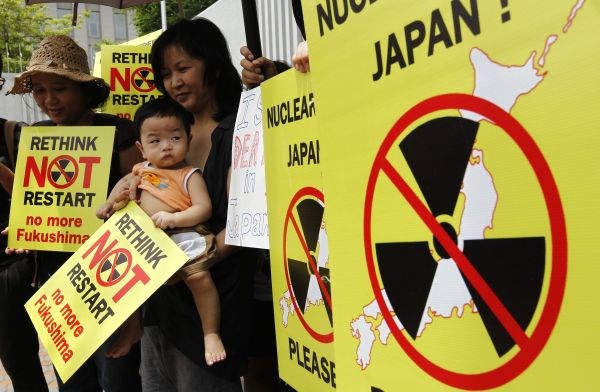 Shod proti jedrski energiji na Japonskem.