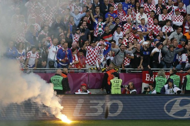 Hrvaški navijači so bili na prvenstvu vpleteni v že kar nekaj pretepov.