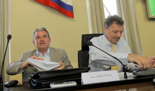 Andrej Vizjak in predsednik ESS Jože Smole.