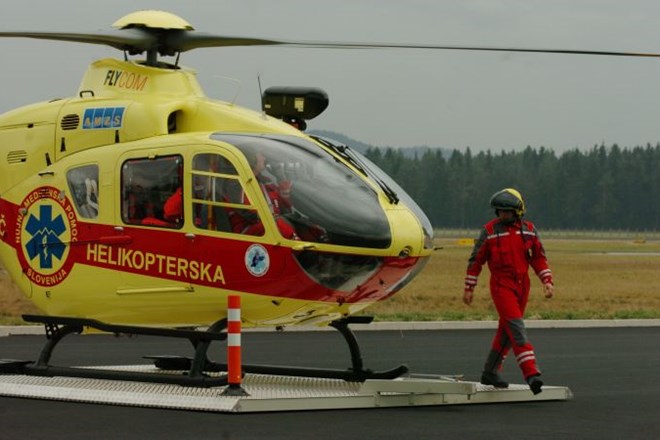 Jeseniška bolnišnica prva s helikoptersko pristajalno ploščadjo