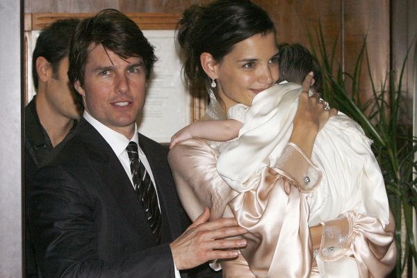 Tom Cruise in Katie Holmes s hčero Suri.