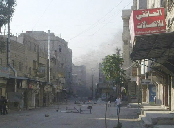 Boji so se pričeli tudi v Damasku.