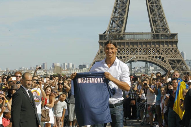 Zlatan Ibrahimović se je v sredo predstavil navijačem PSG-ja.