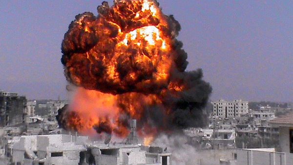 Eksplozija v Homsu.