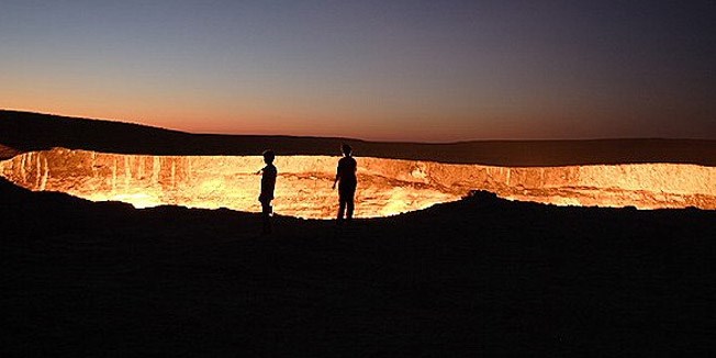 Foto: Vrata v pekel se nahajajo Turkmenistanu