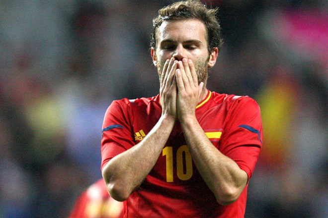 Tudi zvezdnik Chelseaja Juan Mata po drugem porazu ni mogel verjeti, da se s soigralci ne bo boril za olimpijsko odličje.