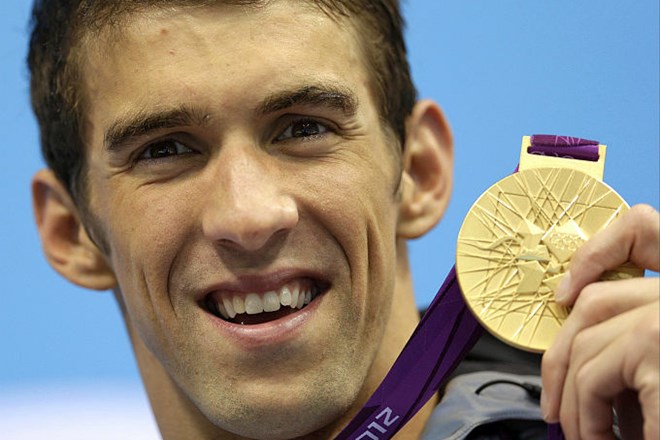 Michael Phelps je včeraj osvojil že 19. olimpijsko medaljo.