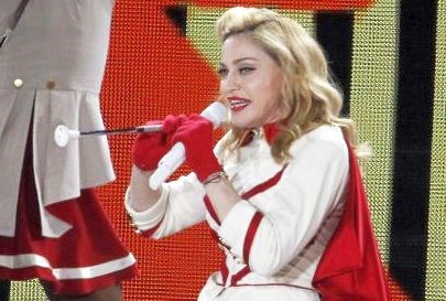 Madonnin koncert na Dunaju.