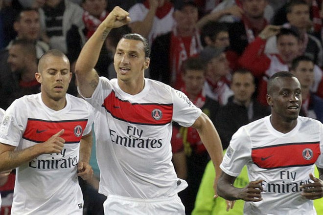 Zlatan Ibrahimović je v dosedanjih štirih krogih francoskega prvenstva dosegel vse štiri zadetke za PSG.