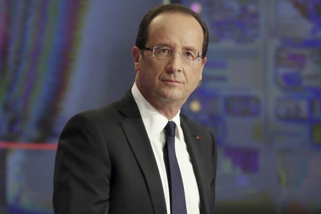 Francoski predsednik Francois Hollande