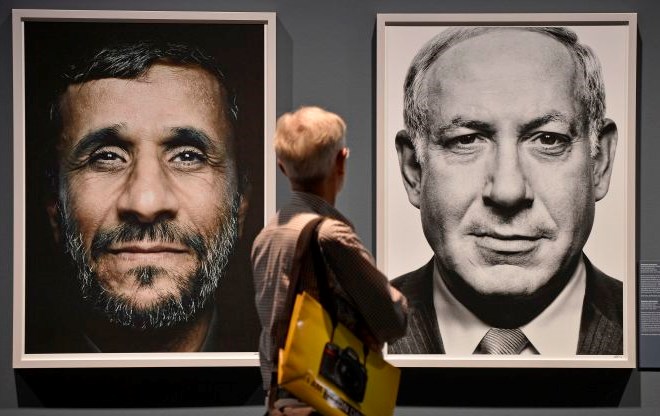 Iranski predsednik Mahmud Ahmadinedžad (levo) in izraelski premier Benjamin Netanjahu.