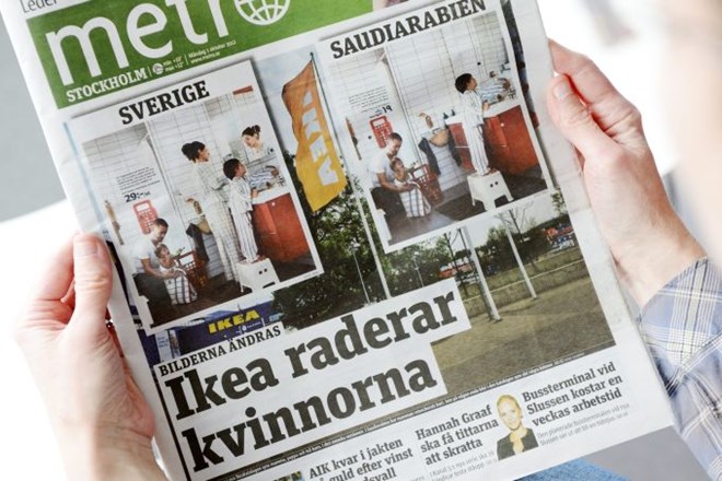 Švedski brezplačnik Metro je danes objavil članek, v katerem je razkril, da je Ikea v katalogu, namenjenem za savdski trg,...