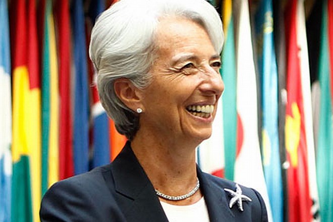 Lagardova opozarja na evrsko krizo in fiskalni prepad v ZDA