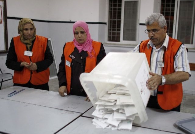 Na volitvah na Zahodnem bregu zmagal Fatah