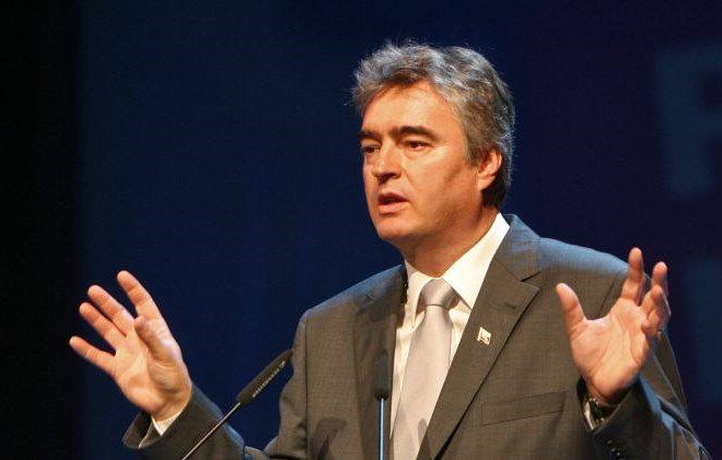 Predsedniški kandidat Milan Zver. (foto: Tomaž Skale)