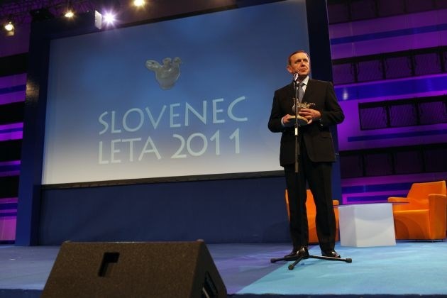 Na sliki je Slovenec leta 2011 predsednik uprave Krke Jože Colarič (Foto: Jaka Gasar) 