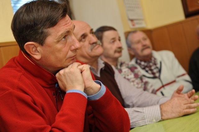 Predsednik Pahor v zavetišču za brezdomce. (Foto: Nebojša Tejić/STA) 