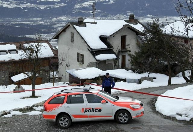 Prizorišče švicarske tragedije. (foto: Reuters) 
